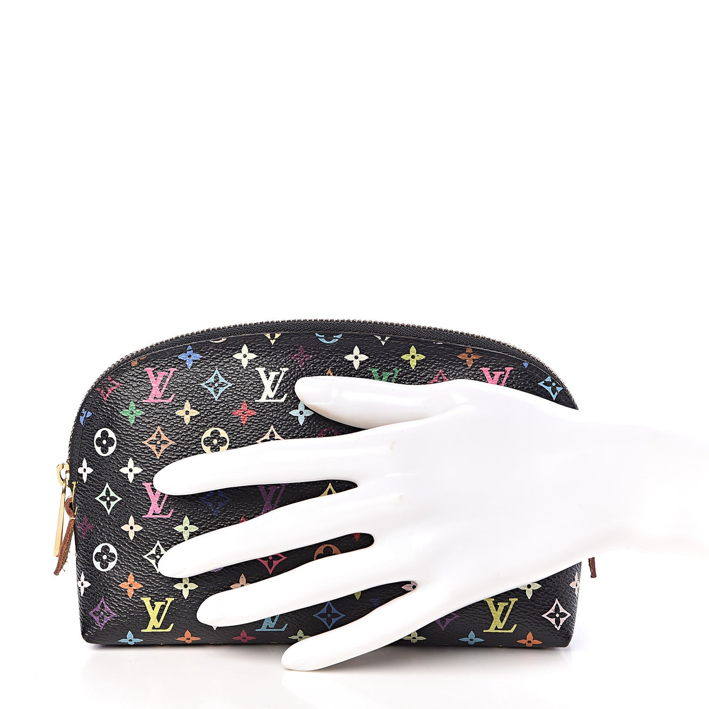 Monogram Multicolor Cosmetic Pouch Black Grenade