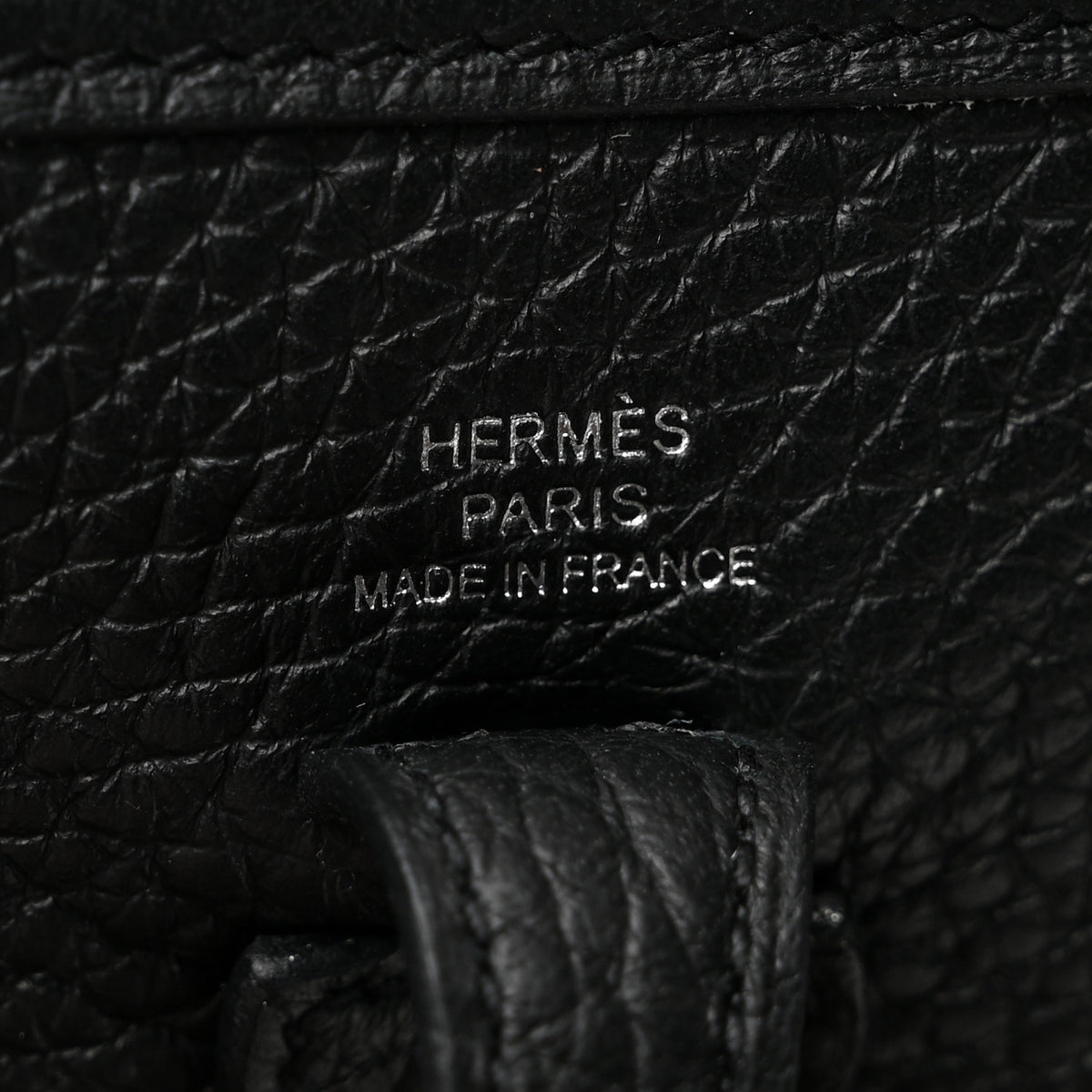 Hermes Taurillon Clemence Evelyne TPM Black 6 of 11