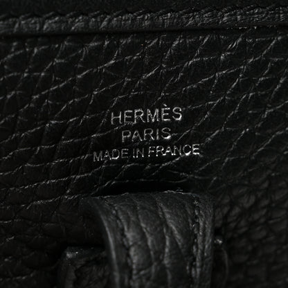 Hermes Taurillon Clemence Evelyne TPM Black 6 of 11
