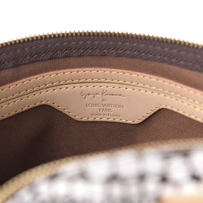 Louis Vuitton Monogram Kusama Town Speedy 30 White 8 of 10