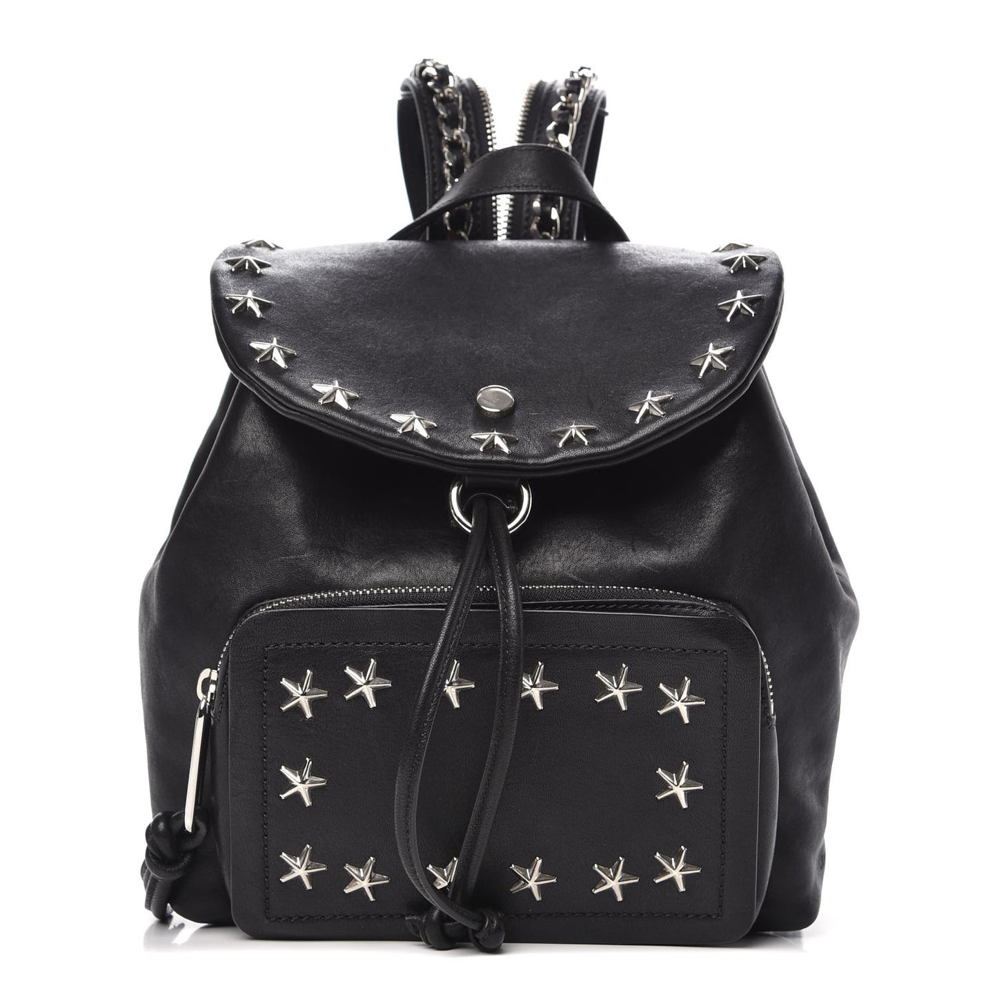 Lambskin Suki Studded Backpack Black