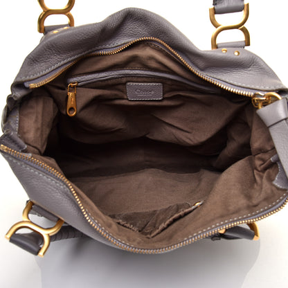 Chloe Calfskin Large Marcie Satchel Cashmere Grey 5 of 9