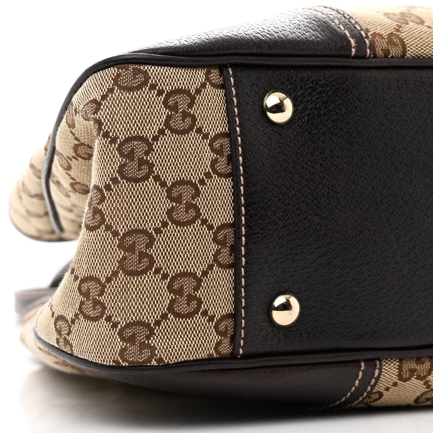 Gucci Monogram Medium Princy Tote Dark Brown 9 of 10