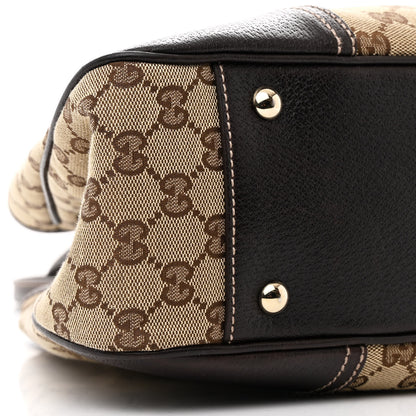 Gucci Monogram Medium Princy Tote Dark Brown 9 of 10