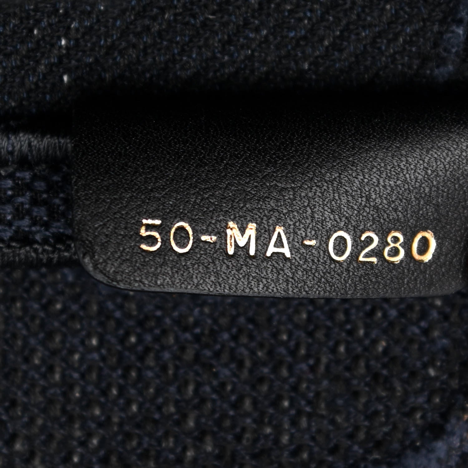 Christian Dior Canvas Embroidered Camouflage Saddle Bag Blue 7 of 11