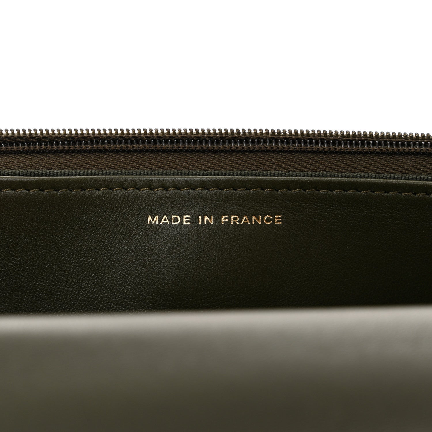 Chanel Lambskin Quilted Pick Me Up Wallet On Chain WOC Green 7 of 12