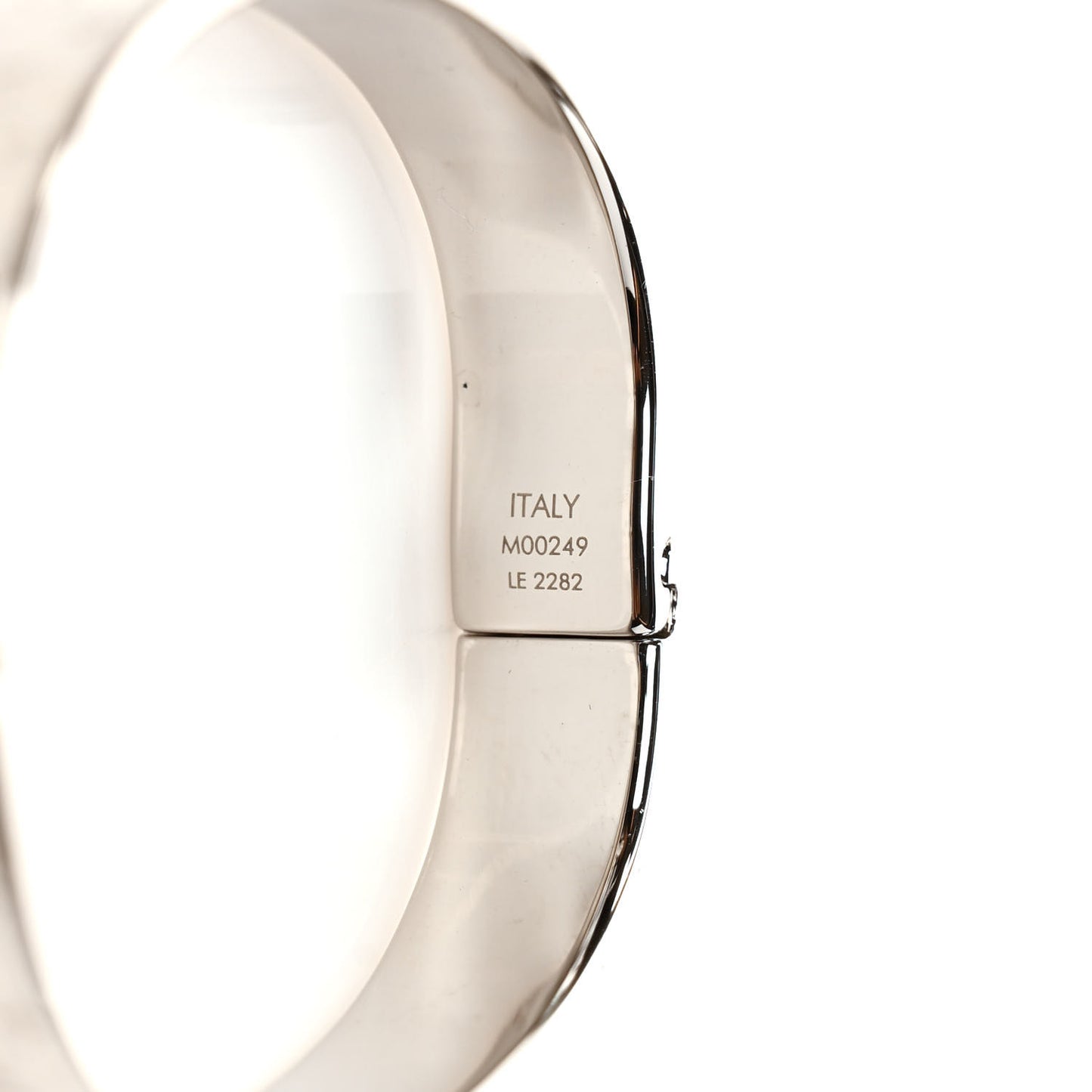 Palladium Monogram Nanogram Cuff S Silver