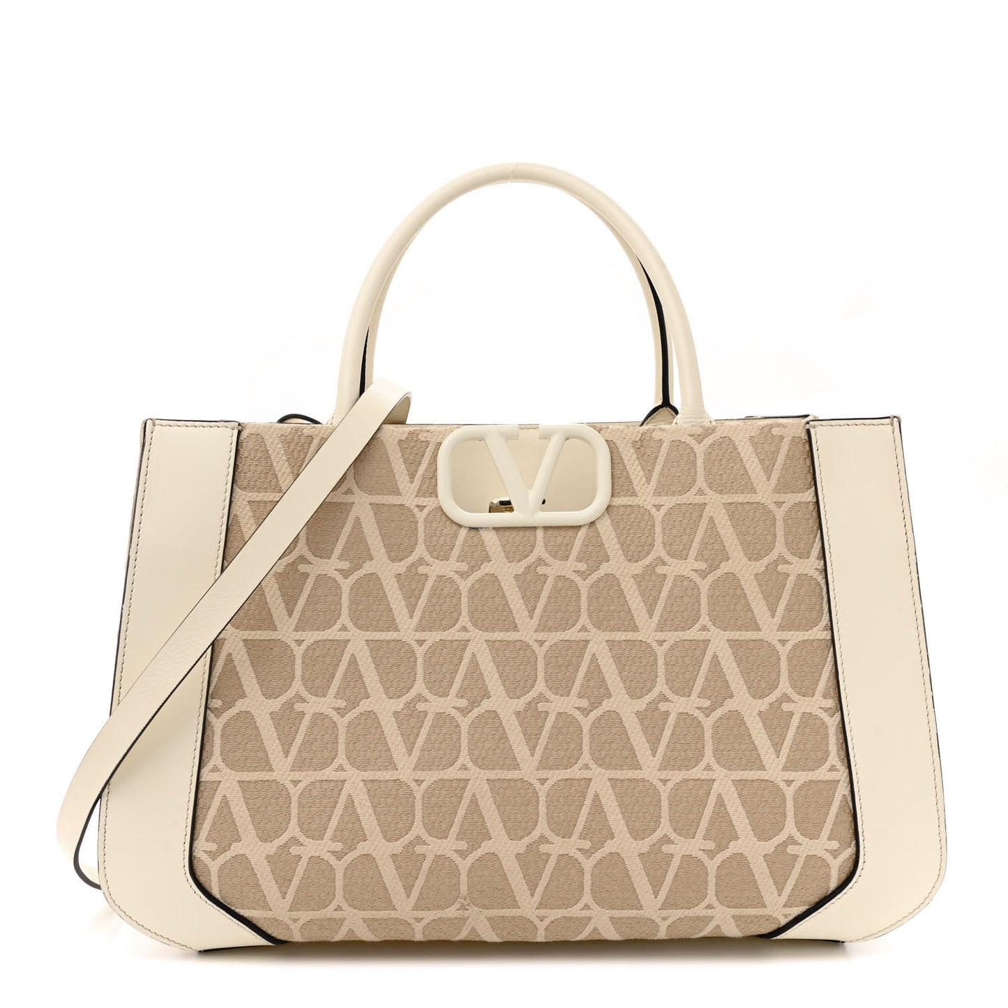 Toile Iconographe Calfskin Medium Vlogo Tote