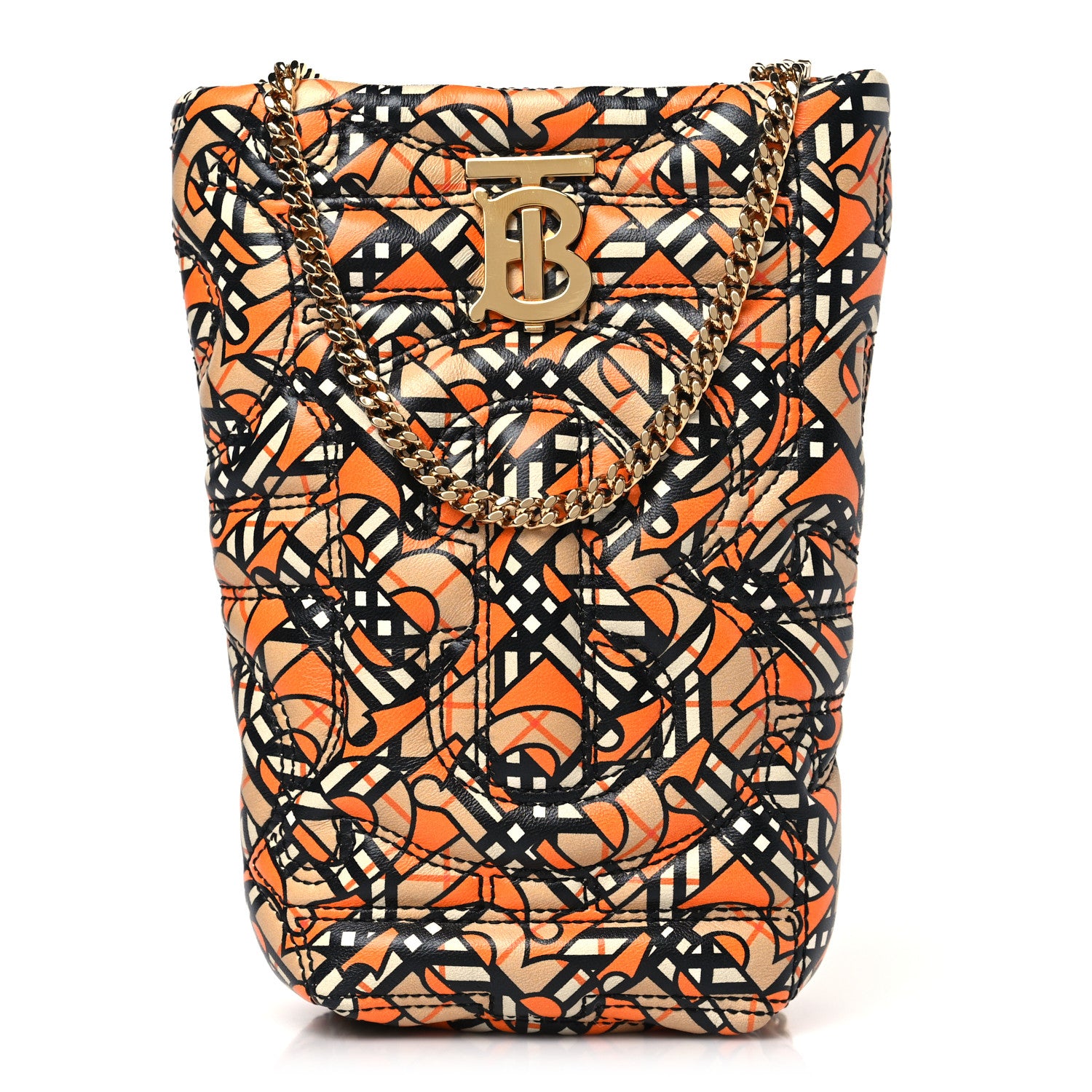 Burberry Lambskin Monogram Micro Lola Bucket Bag 1 of 8