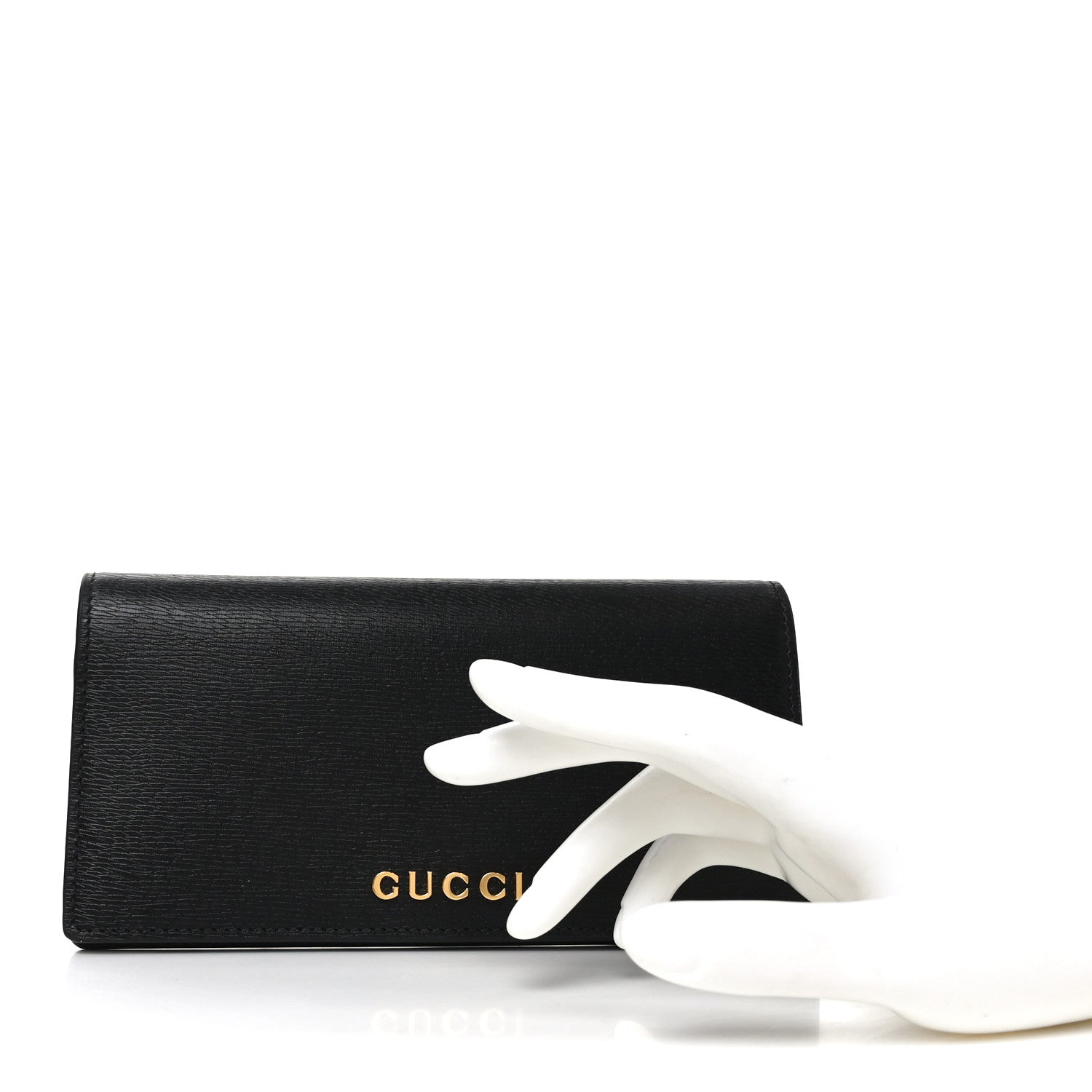Gucci New Shanghai Calfskin Continental Wallet Black 2 of 8