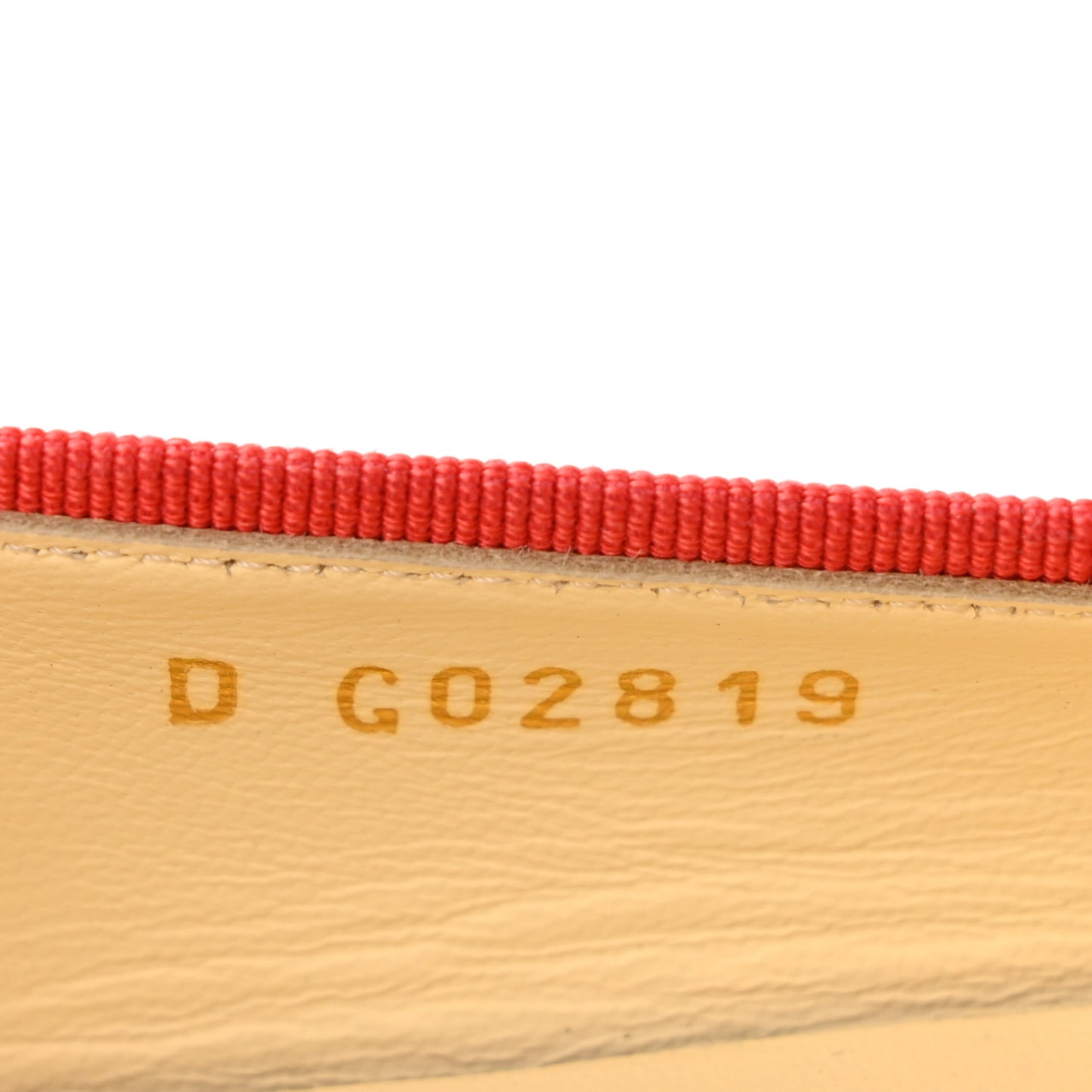 Patent Calfskin CC Cap Toe Ballerina Flats 36 Coral