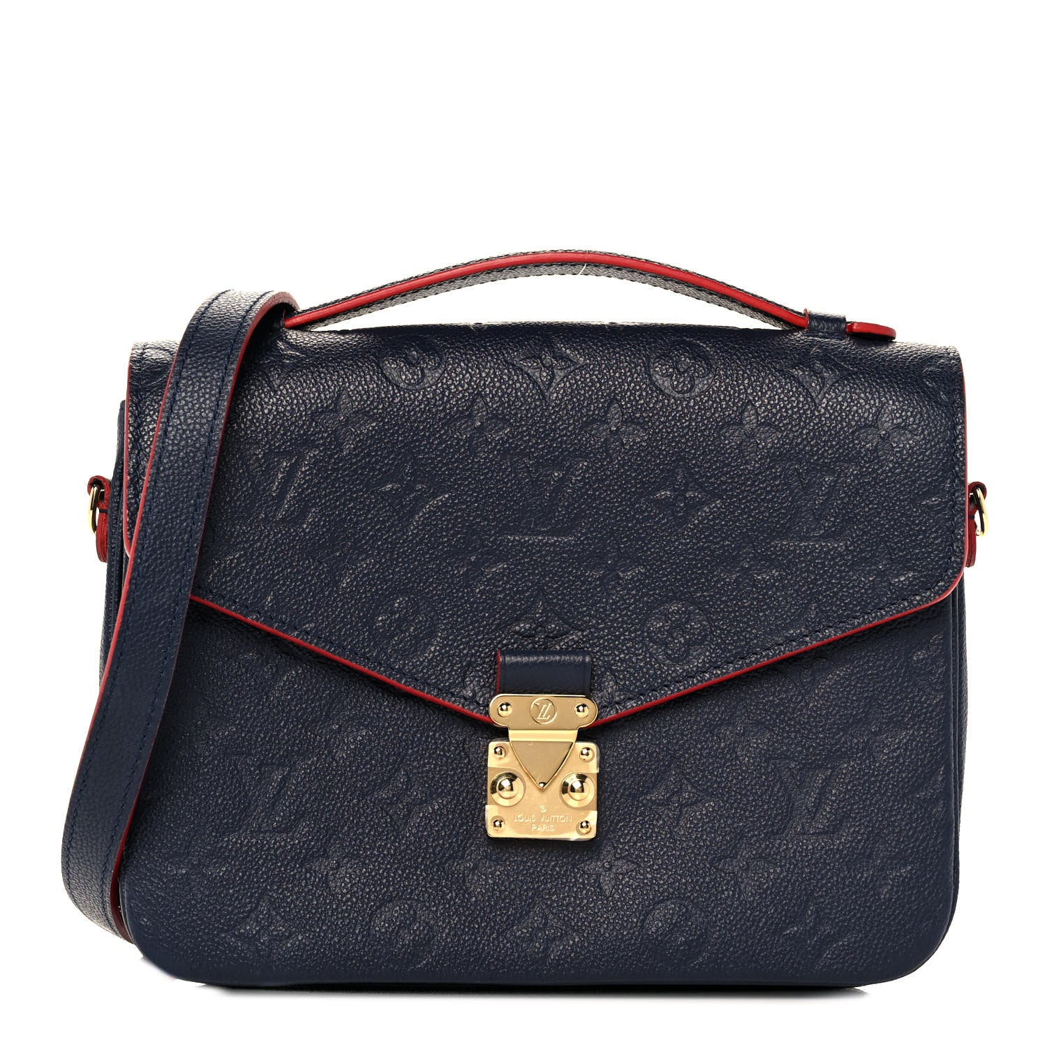 Louis Vuitton Empreinte Pochette Metis Marine Rouge 1 of 8