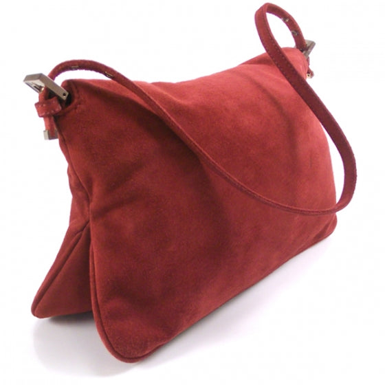 Suede Baguette Red