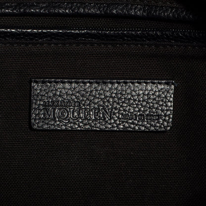 Alexander McQueen Pebbled Leather Skull Padlock Tote Black 6 of 10