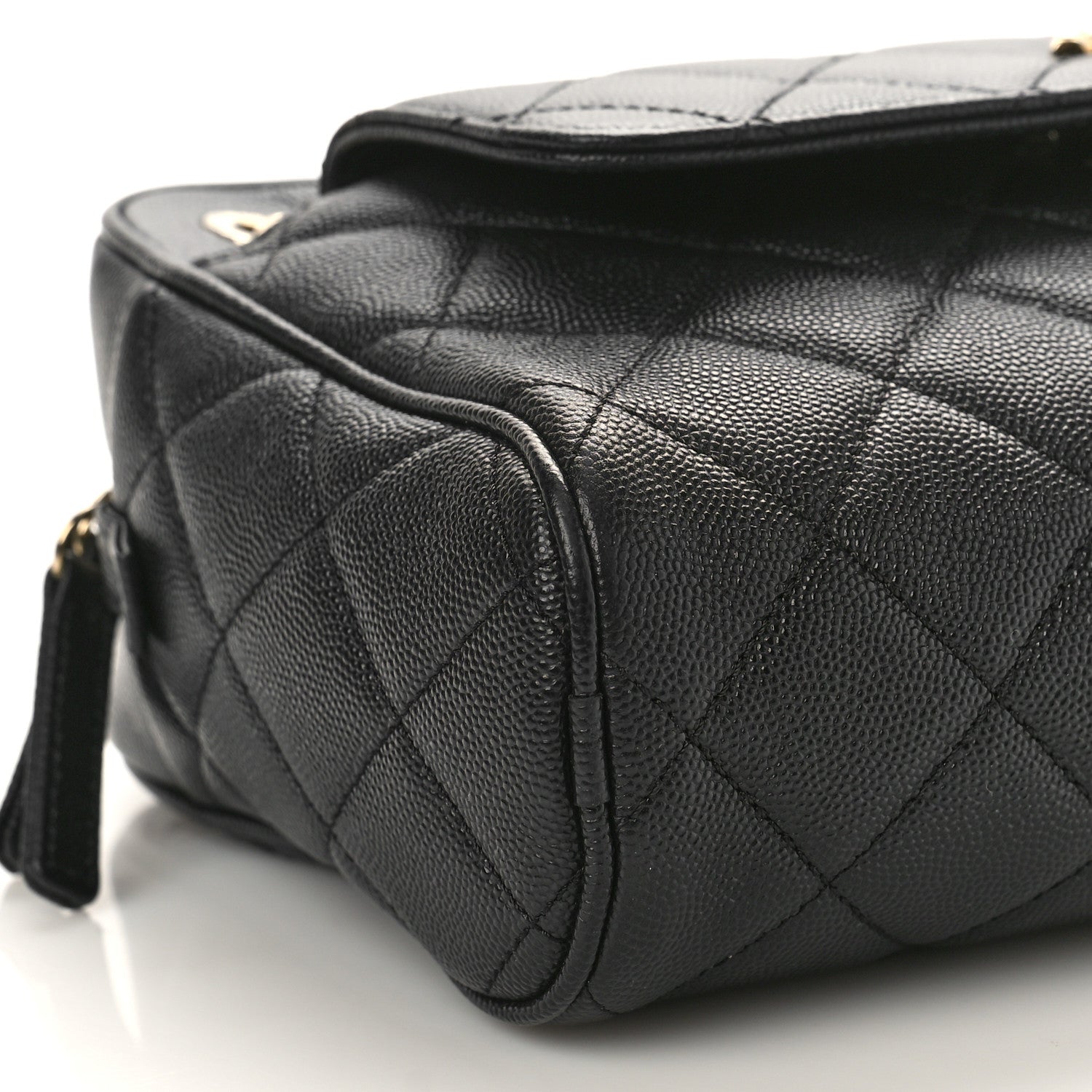 Chanel Caviar Quilted Medium In & Out Camera Case Black 8 of 9