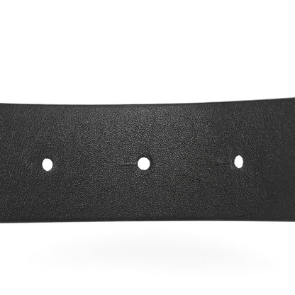 Chanel Calfskin Crystal Metal Quilted Quilted CC Belt 80 32 Black 3 of 6