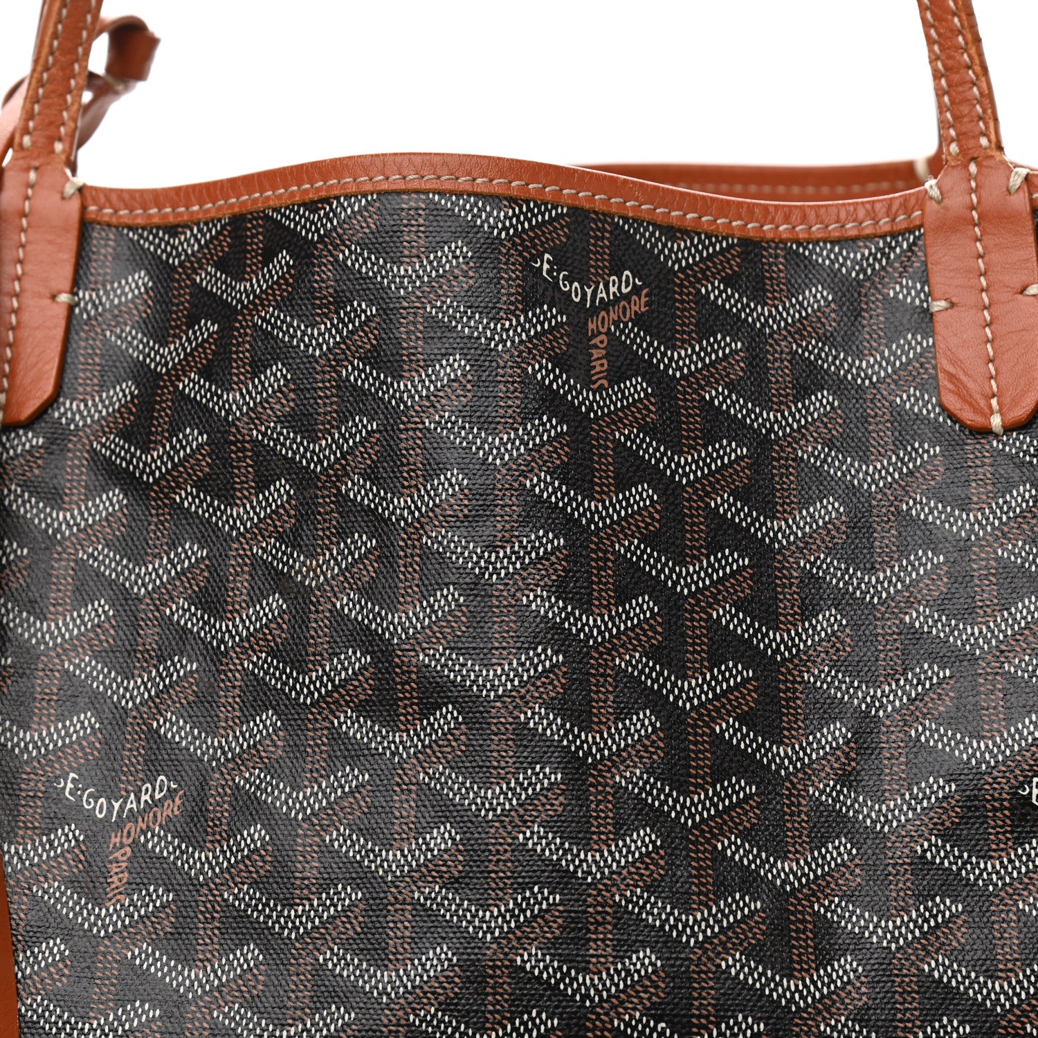 Goyard Goyardine Saint Louis GM Black Gold 8 of 20