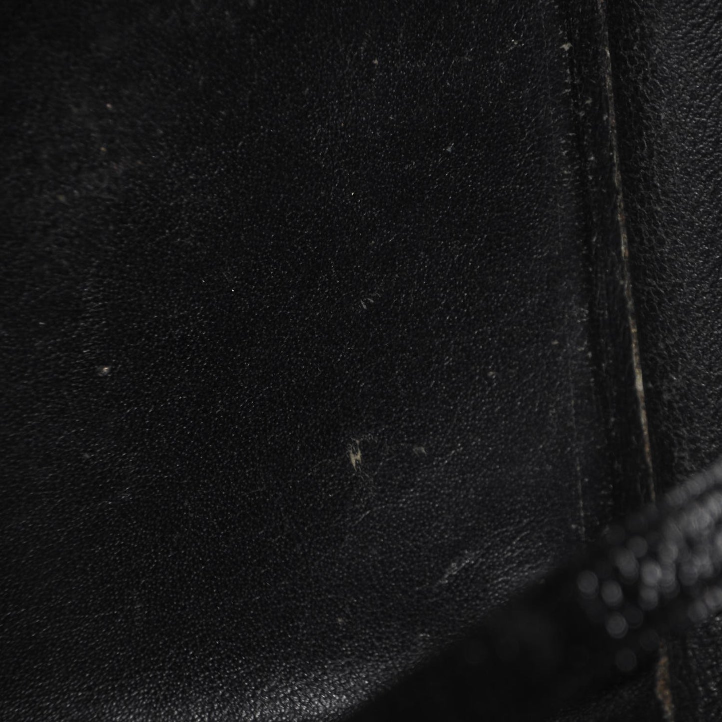 Shiny Goatskin Medium Phantom Luggage Black