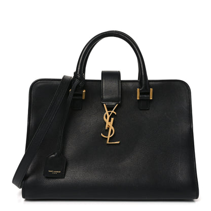 Saint Laurent Calfskin Monogram Baby Cabas Black 1 of 10