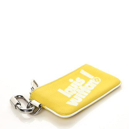 Louis Vuitton Calfskin Everyday LV Key Pouch Jaune 3 of 5