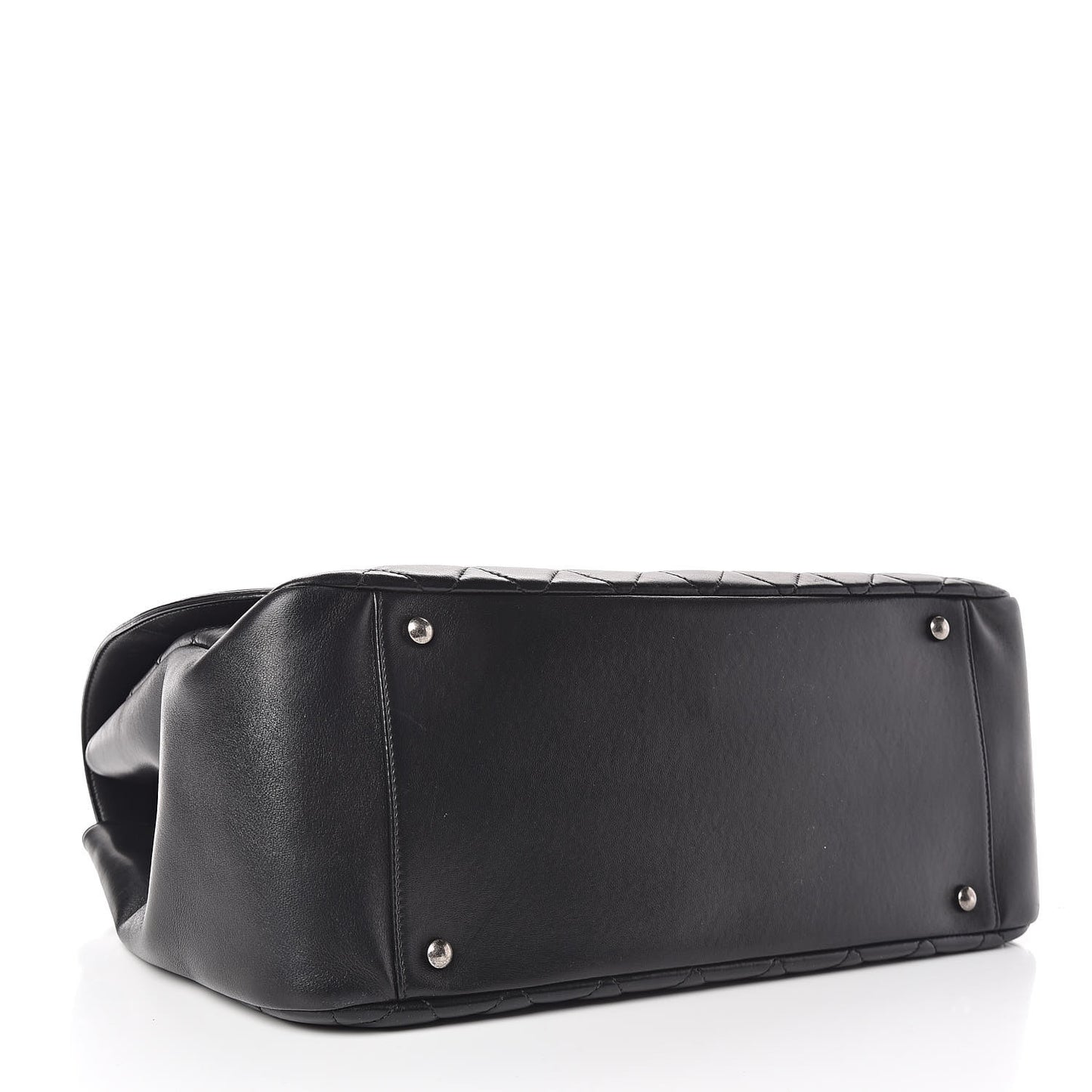 Lambskin Quilted Large Antik Boy Flap Black