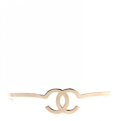 Chanel Metal CC Headband Light Gold 1 of 3