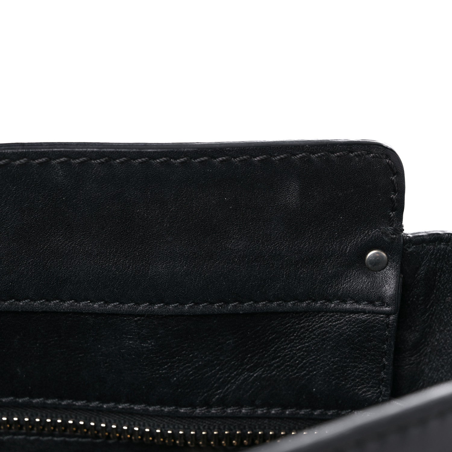 Valentino Garavani Vitello Rockstud Double Handle Tote Black 12 of 28