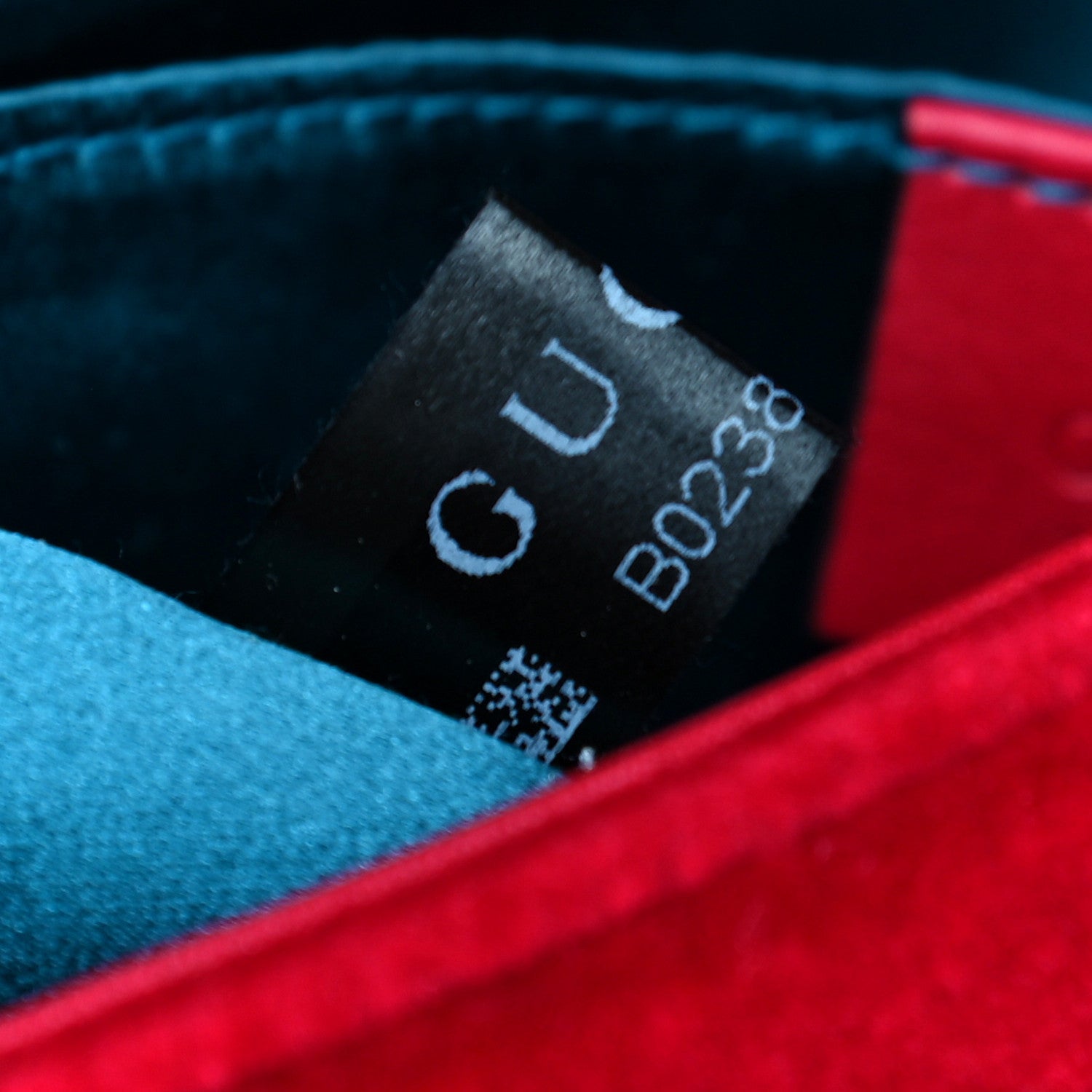 Gucci Velvet Matelasse Mini GG Marmont Shoulder Bag Hibiscus Red 8 of 11