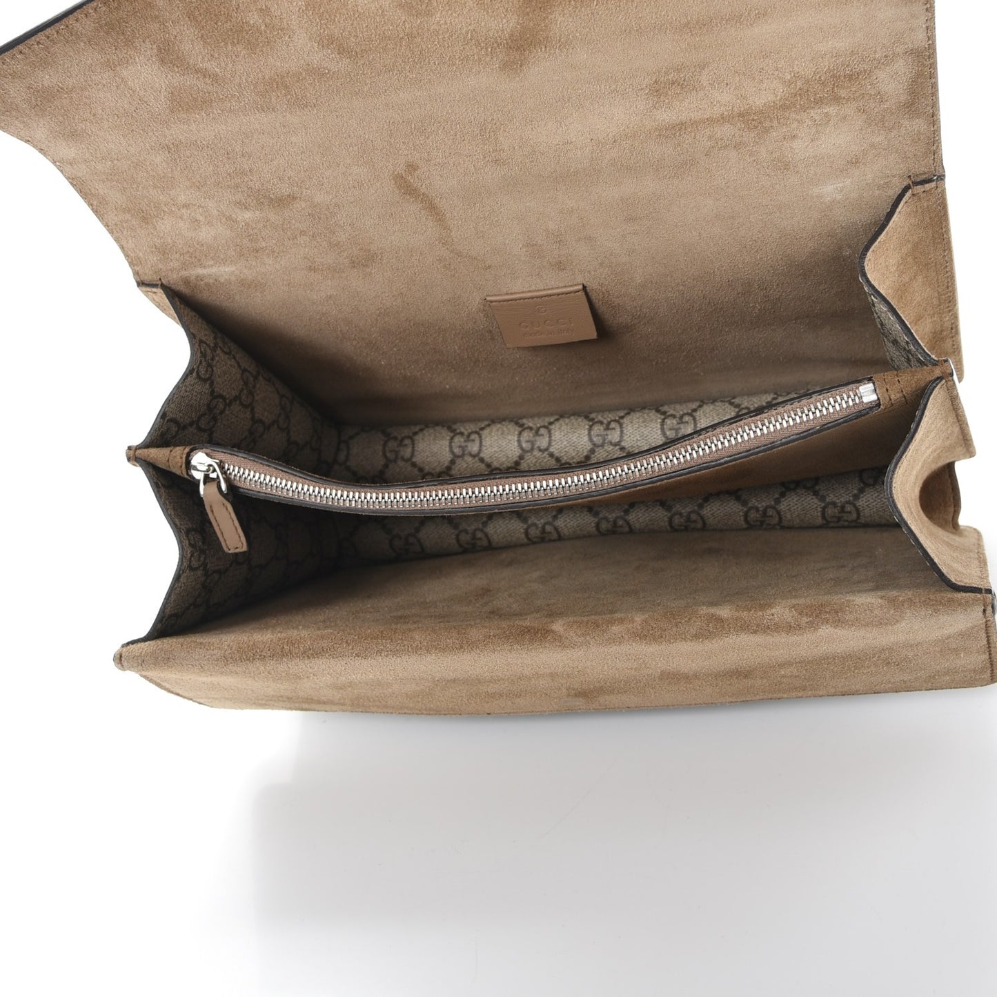GG Supreme Monogram Small Dionysus Shoulder Bag Taupe