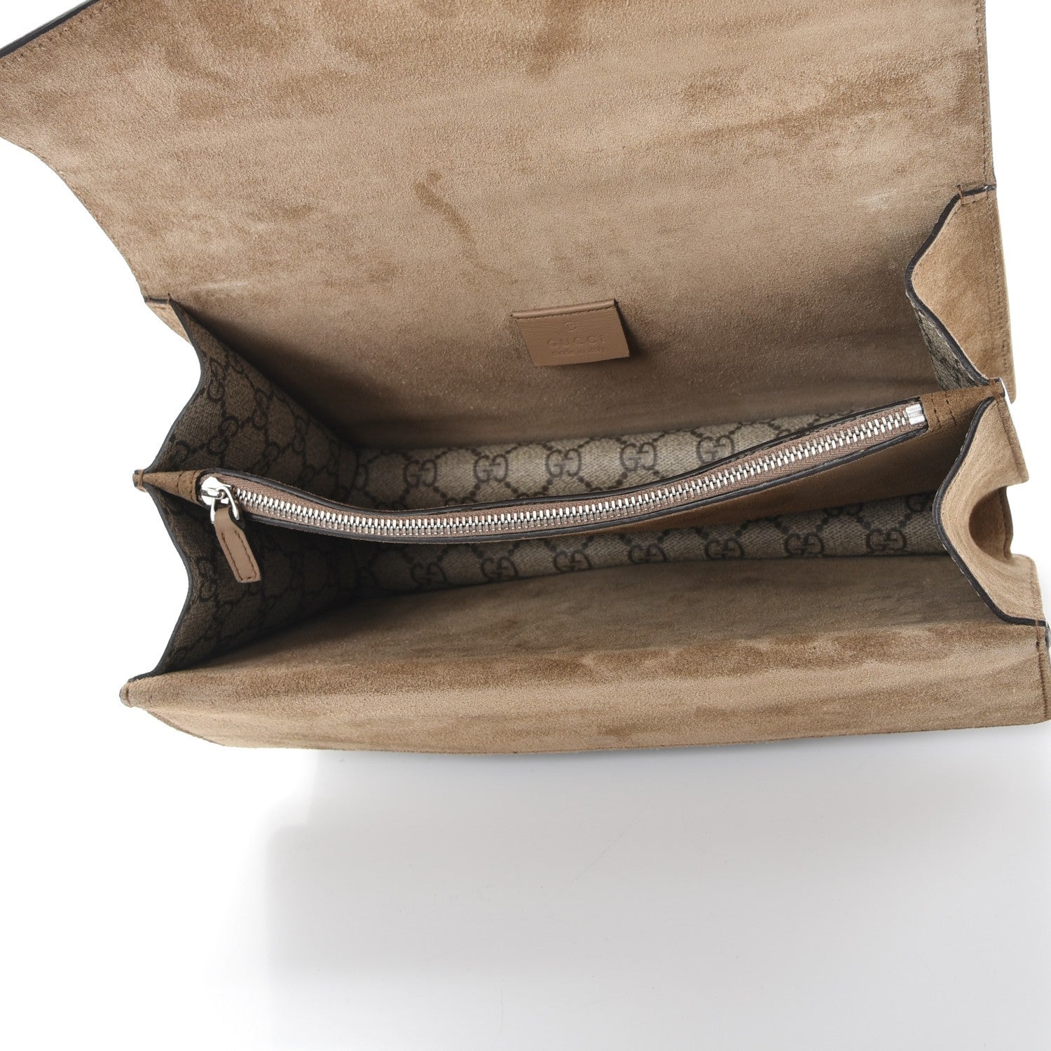 Gucci GG Supreme Monogram Small Dionysus Shoulder Bag Taupe 6 of 8
