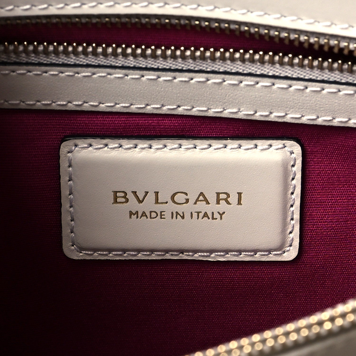 Bulgari Calfskin Serpenti Forever Shoulder Bag White 13 of 18