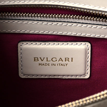 Bulgari Calfskin Serpenti Forever Shoulder Bag White 13 of 18