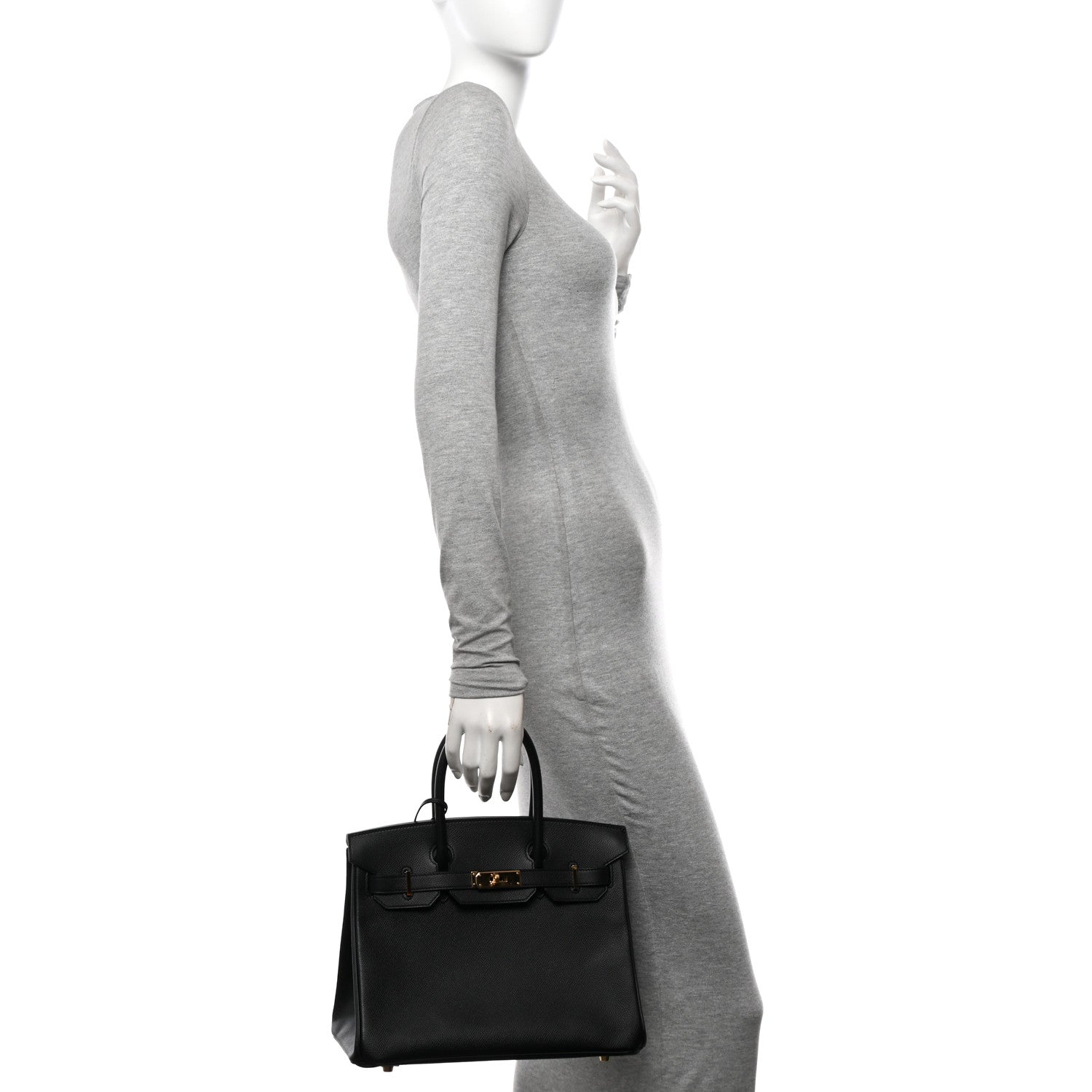 Hermes Epsom BIRKIN 30 Black 2 of 11