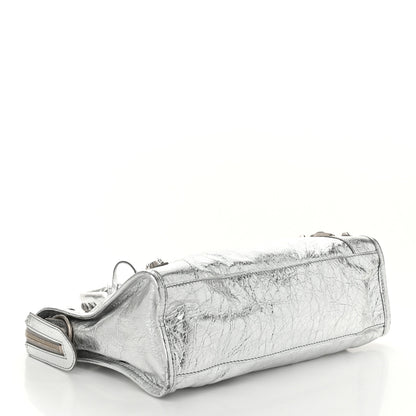 Balenciaga Agneau Classic Silver Hardware S City Aluminum 5 of 12