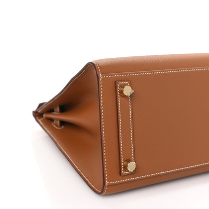 Hermes Epsom Birkin Sellier 25 Gold 8 of 10