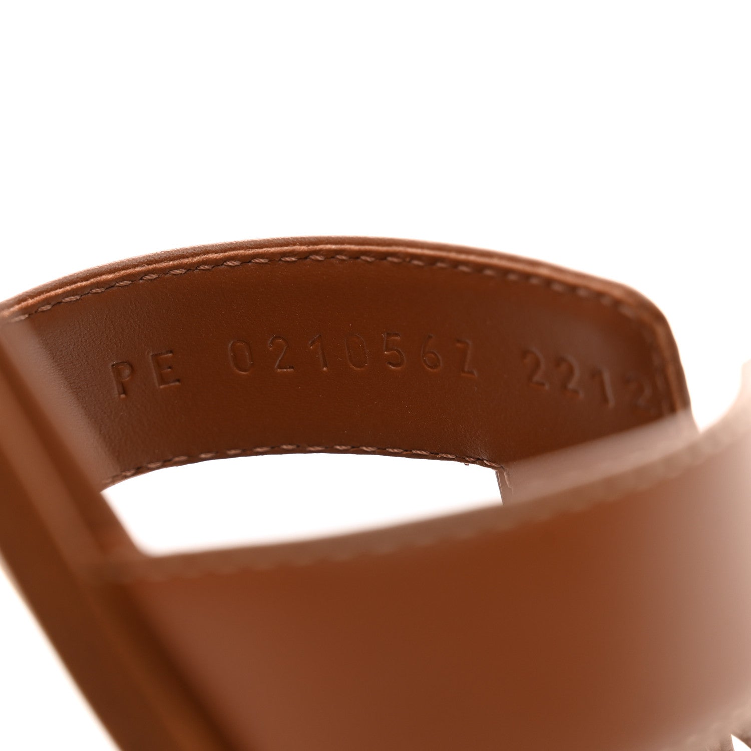 Hermes Box Calfskin Oran Sandals 38 Gold 8 of 9
