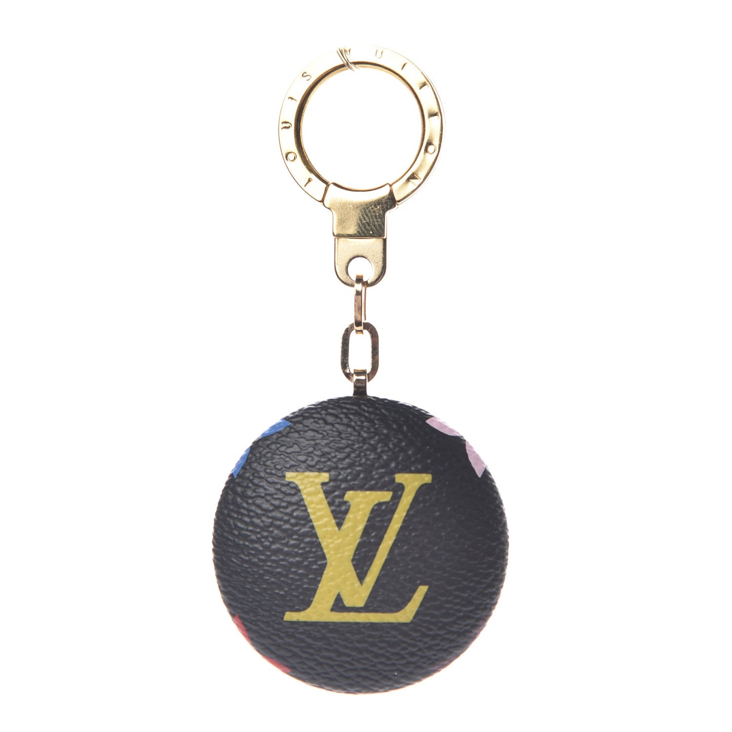 Monogram Multicolor Astropill Light Key Ring Black