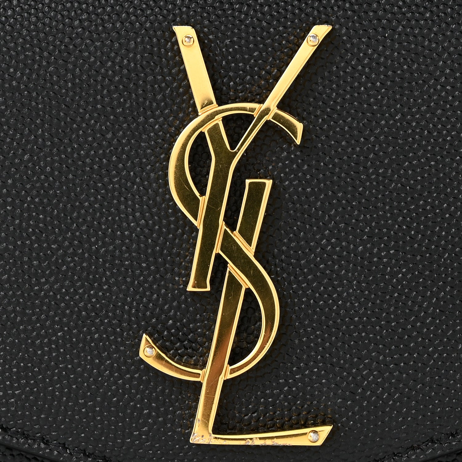 Saint Laurent Grain De Poudre Uptown Pouch Black 9 of 9