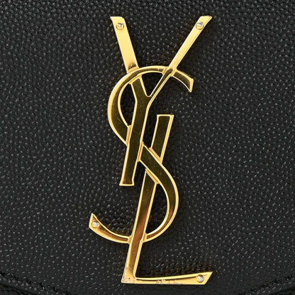 Saint Laurent Grain De Poudre Uptown Pouch Black 9 of 9