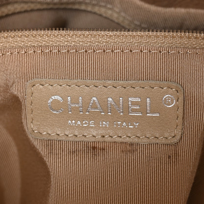 Chanel Suede Large Trianon Tote Beige 8 of 10