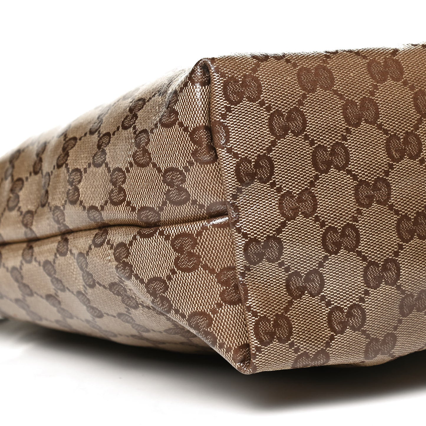 Crystal Monogram Joy Tote Dark Brown