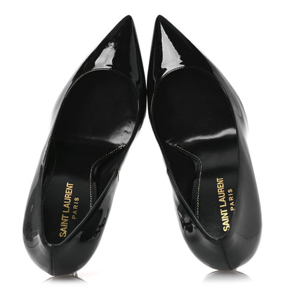 Saint Laurent Patent Calfskin Opyum 110 Pumps 38 Black 2 of 11