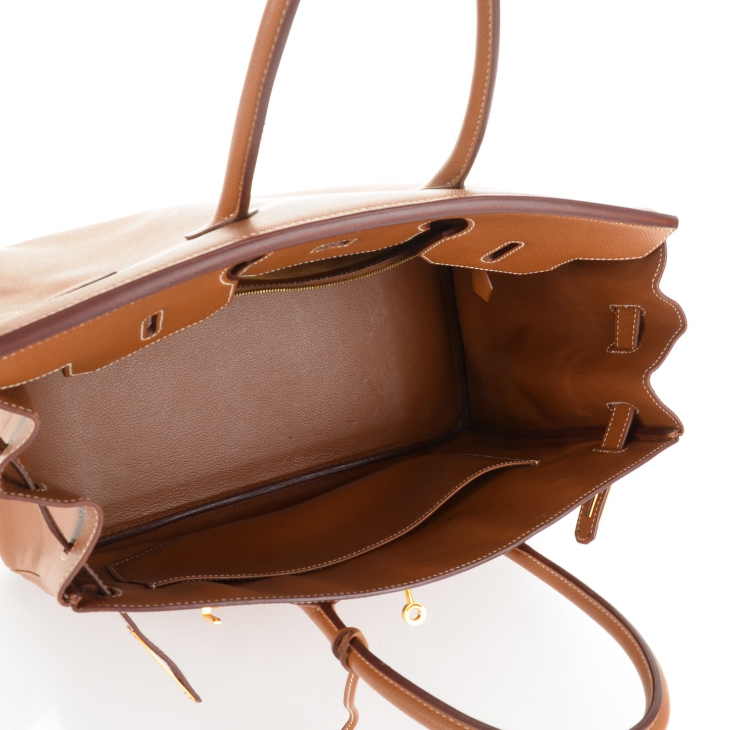 Epsom Birkin 35 Gold