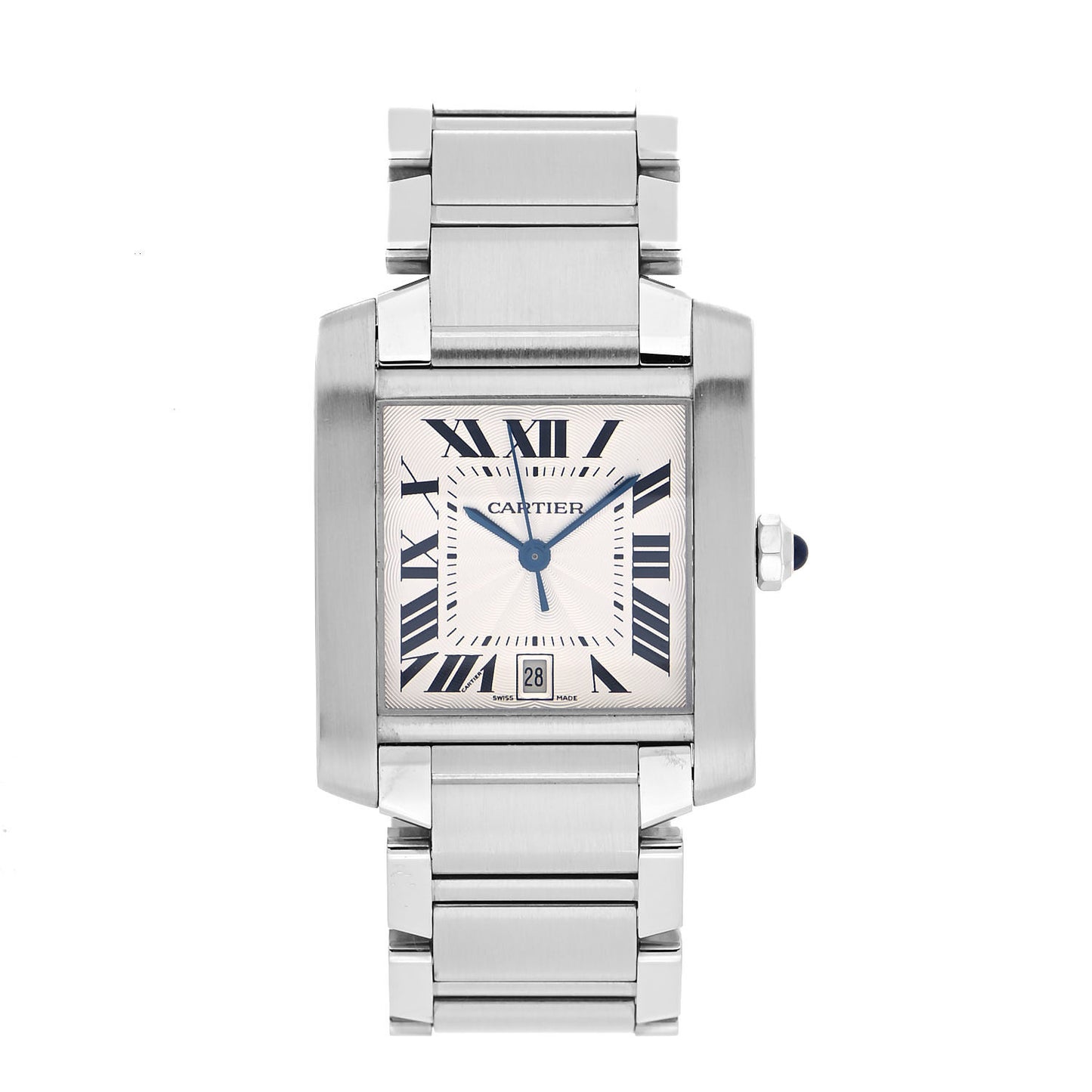 Stainless Steel 28mm Tank Francaise Automatic Watch