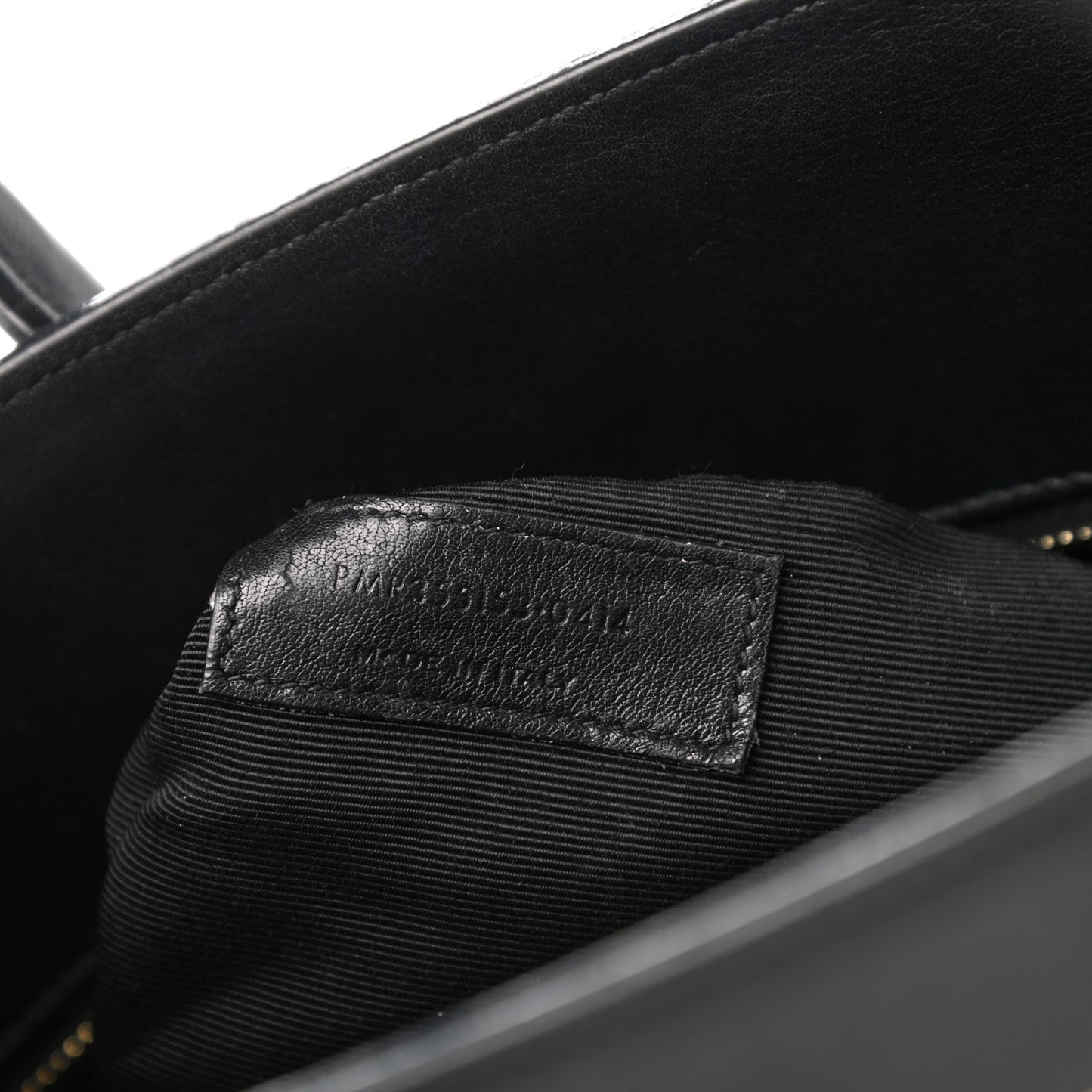 Calfskin Small Sac De Jour Black