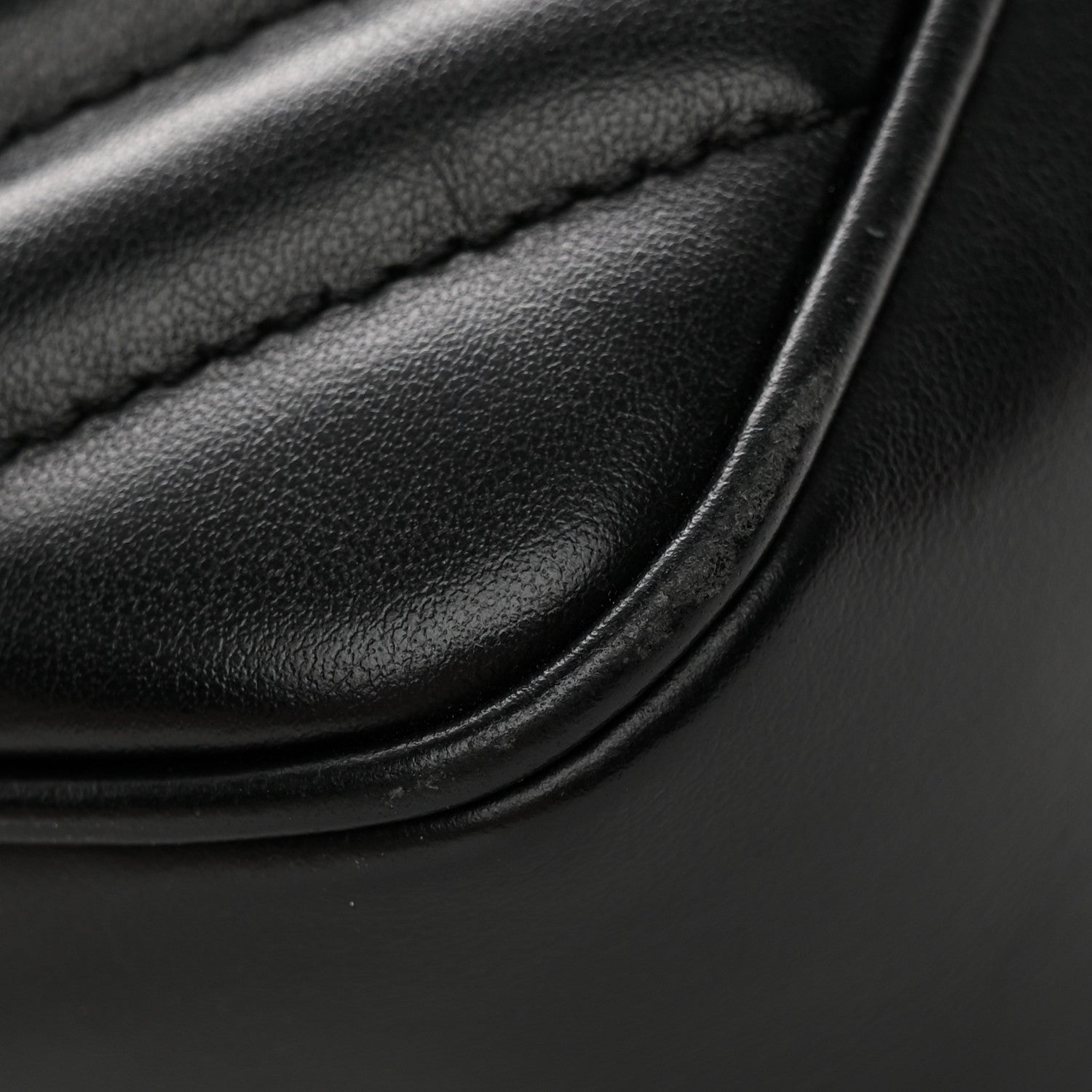 Saint Laurent Calfskin Matelasse Monogram Lou Camera Bag Black 11 of 13