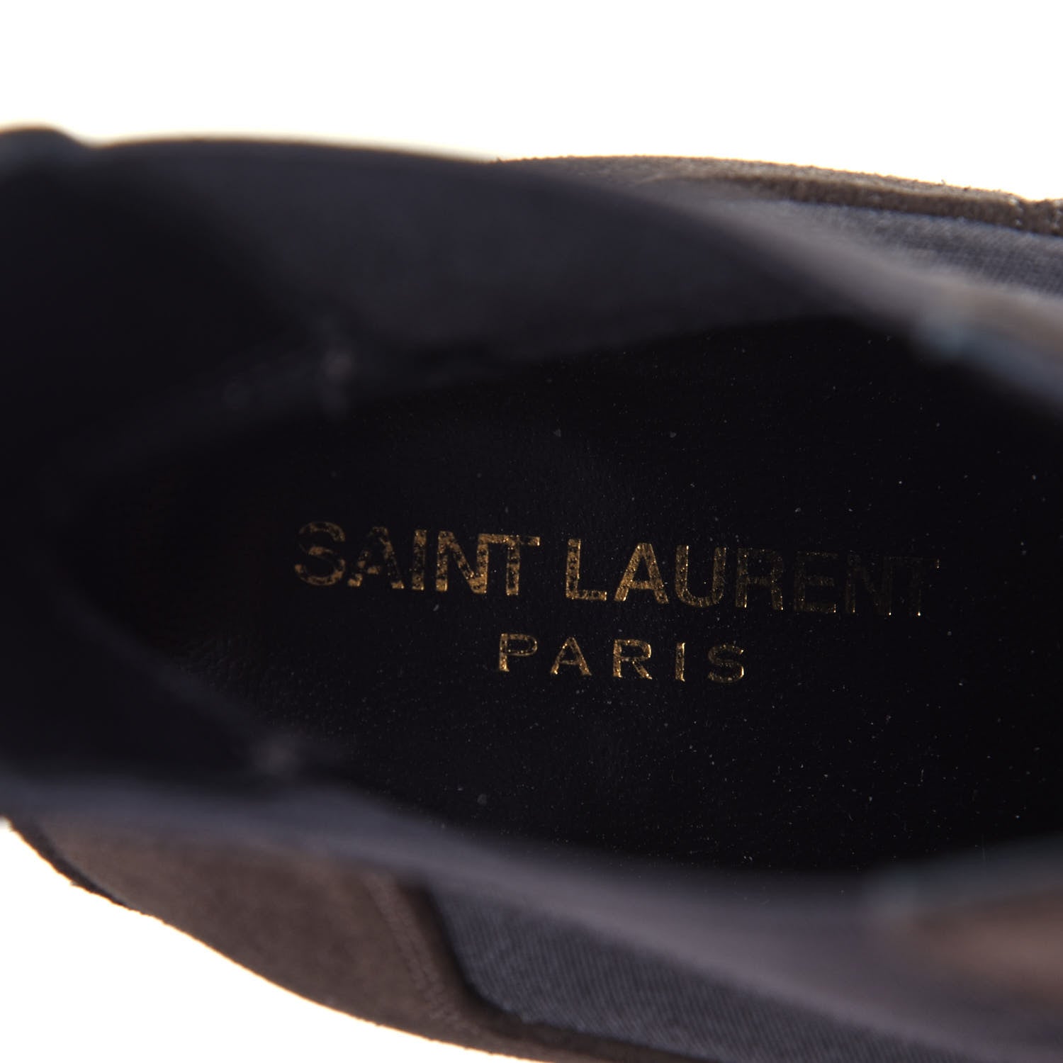 Saint Laurent Suede Vika 95 Chelsea Boot 39 Haunting Green 8 of 12