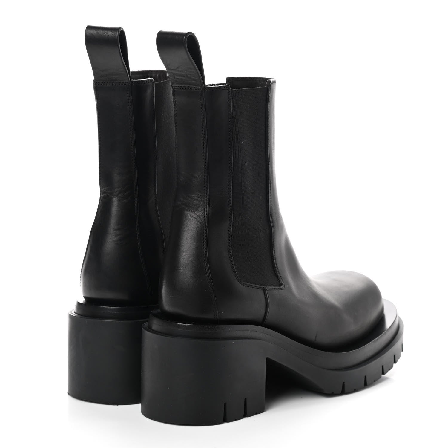 Bottega Veneta Calfskin The Lug Chelsea 30/70mm Boots 37 Black 4 of 9