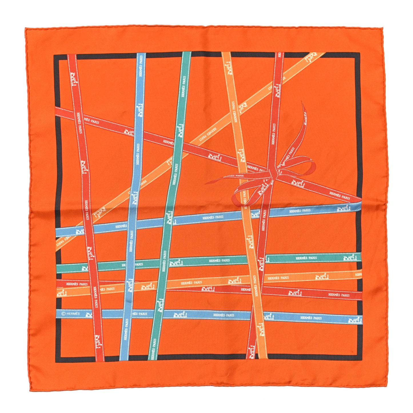 Silk Bolduc Pocket Square Scarf