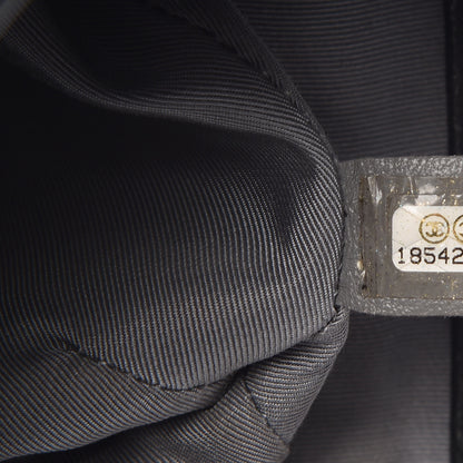 Chanel Washed Lambskin Quilted Large Chain Around Messenger Black 7 of 9